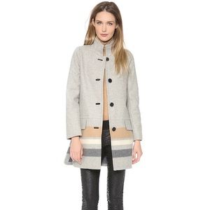 Club Monaco Italian Wool Grey Coat